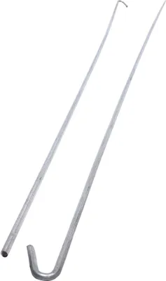 Produktbild von PROTEKTOR Abhängedraht mit Haken für Abhänger Trockenbau 100 Stück, 750mm Silber Zubehör Deckenprofile,  Germany