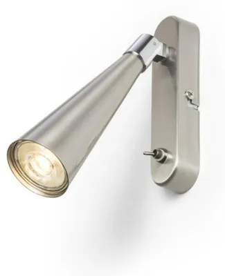 Obrázok produktu pre RED - DESIGN RENDL RENDL ALEXIS Nástenný reflektor, matný nikl, 230 V, GU10, 5 W, R14466