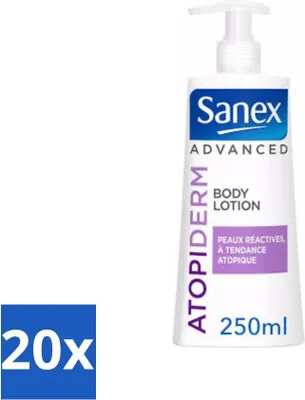 Zdjęcie produktu dla Sanex Advanced - Atopiderm - balsam do ciała - 250 ml - opakowanie ekonomiczne - 20 sztuk