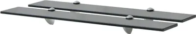 Produktbild von "im Angebot" Schweberegale 2 Stk. Glas 70x20 cm 8 mm - Wandregale CC2396