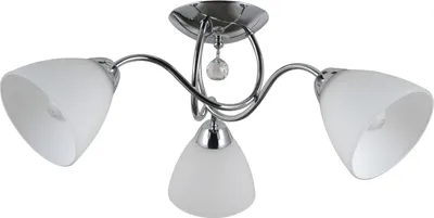 Zdjęcie produktu dla Lampa wisząca LUGANO chromowana biała 3xE27x40W metal wym:18x50x50cm IP20 Italux