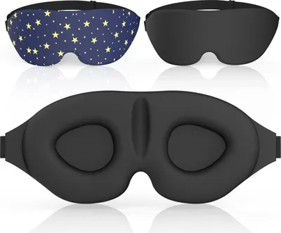 Produktbild von Famanu Schlafmaske 3D - Lichtblockierend und Komfortabel für Yoga, Reisen und Meditation