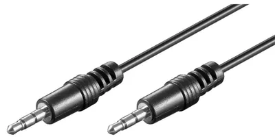Imagen del producto de Wentronic AVK 119-250 Q, cable de 2,5 metros, con conector de 3,5 mm