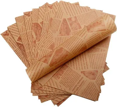 Image de Papier alimentaire 30 x 20 cm, pour hamburgers, sandwichs, fromage, frites