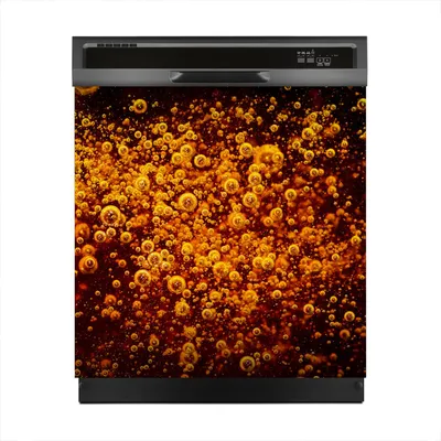Produktbild von Aufkleber sticker 60x60 cm Dekorative folie Spülmaschine - Makro Bierblasen