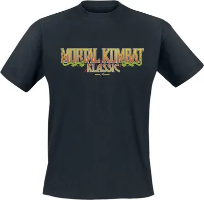 Obrázek produktu pro Mortal Kombat Pánské tričko Classic Logo černá L