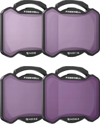 Image de Set of 4 filters ND8,16,32,64 Freewell for DJI Avata 2