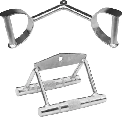 Produktbild von Sporttrend 24 - Seilzug Set Parallelgriff breit + Rudergriff breit mit Hufgriff
