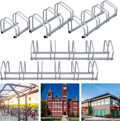 Image de Hengda Porte-vélos pour 2, 3, 4, 5,6 vélos Porte-vélos multiple Sol Vélo Vélo