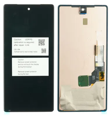 Produktbild von Google Pixel 7a Display OLED + Kleber, schwarz