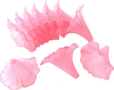 Produktbild von Blütenkelch-Perlen 10er-Pack 41x35mm Kelche Lilien Röcke Blumenkelch Farbauswahl