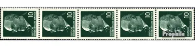 Produktbild von Briefmarken DDR 1967 Mi 846X R Fünferstreifen postfrisch Ulbricht