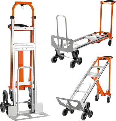 Imagen del producto de Carro de transporte, para cargas pesadas, diseño para subir escaleras, ruedas para subir escaleras