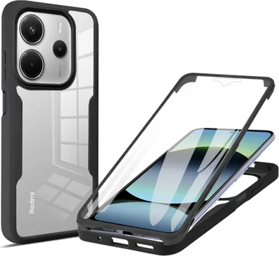 Immagine prodotto di Custodia per Xiaomi Redmi Note 14 5G, protezione completa a 360° con protezione del display incorporata nero