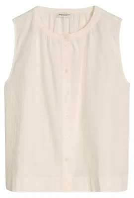 Produktbild von Woven Blouses Sleeveless 1180 White Baumwolle Größe 40