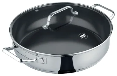 Produktbild von Servierpfanne 28 cm (mit Deckel), hohe Version - b.brilliant
