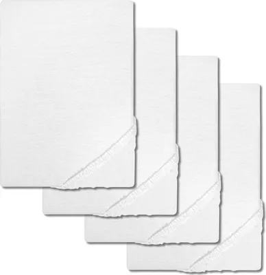Produktbild von 4er-Set Wasserdichtes Molton Spannbettlaken 140 x 200 cm
