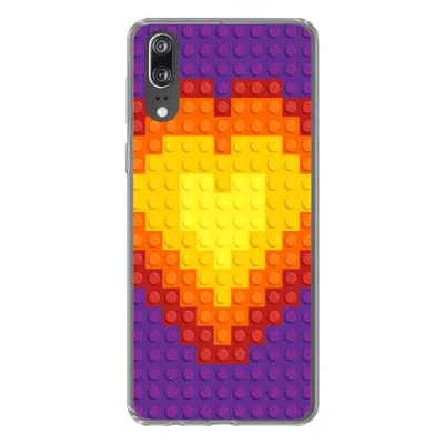 Produktbild von MuchoWow® Handyhülle Schutzhülle Hülle für Huawei P20 Muster - Herz Silikon Softcase Handy Hülle - Hardcover