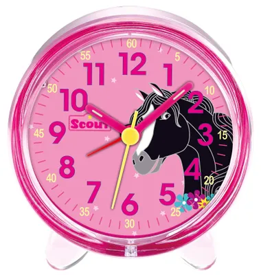 Produktbild von Scout Kinder Wecker 280001050 Favorit Pferd Blumen