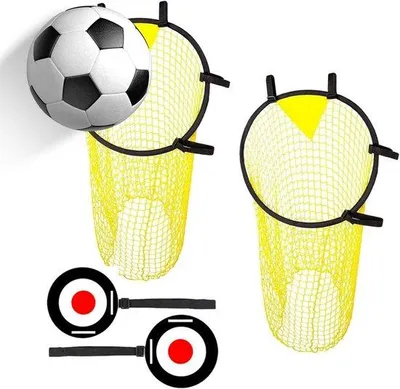 Produktbild von Famanu Fußballtor Netz - Trainingsgerät - Einfach zu montieren - 46 x 46 x 50 cm