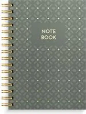 Image de Burde carnet A5 green pattern