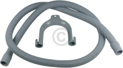 Produktbild von EUROPART Ablaufschlauch 10006267 für Waschmaschine | Abflussschlauch, Auslassschlauch, Entleerungsschlauch, Wasserabflussschlauch, Ablaufrohr