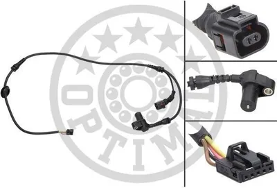 Produktbild von OPTIMAL ABS Sensor Raddrehzahl Vorne für AUDI A4 Avant (8ED, B7) 06-S056