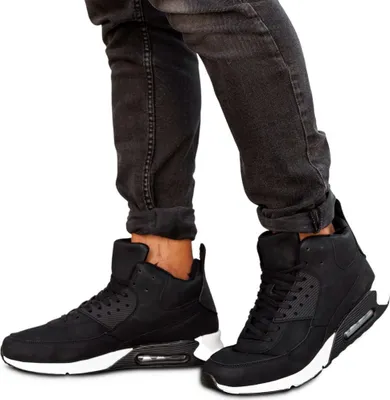 Produktbild von Herren Sneaker Gefüttert Sportschuhe Isoliert Freizeitschuhe Spencer Schwarz Gr.44