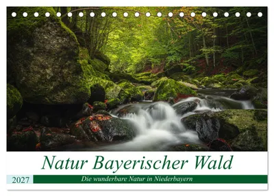 Produktbild von Natur Bayerischer Wald (Tischkalender 2027 DIN A5 quer), CALVENDO Monatskalender