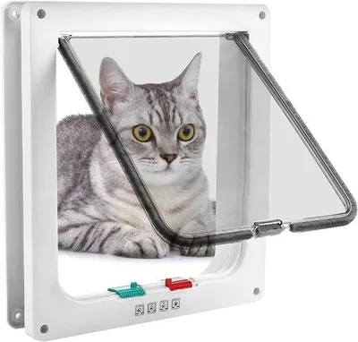 Produktbild von Sicherer 4-Wege Magnet Katenausgang - 22 x 19,5 x 5 cm