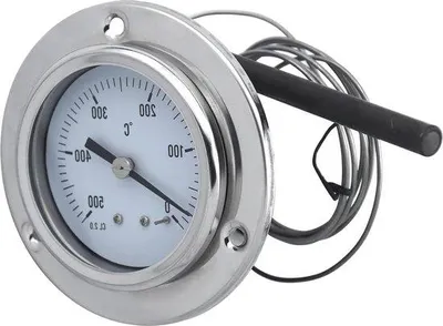 Produktbild von Famanu Ofenthermometer Edelstahlsonde - Temperaturmesser bis 500 Grad Celsius