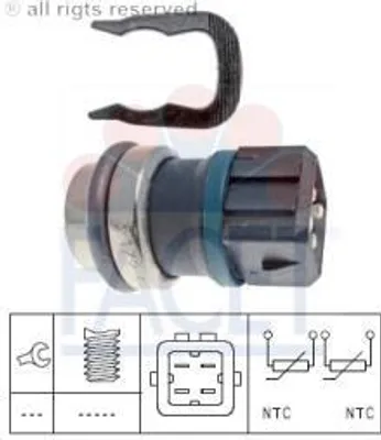 Produktbild von Facet Sensor, Kühlmitteltemperatur  7.3172