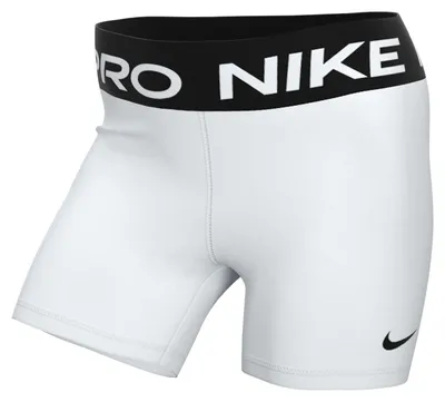 Image de Short Nike pour femme, blanc et noir, taille L