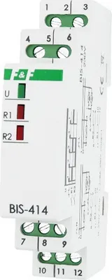 Produktbild von F&F BIS-414 Sequentielles bistabiles Relais 230V AC 2x 16A Hutschiene TH-35