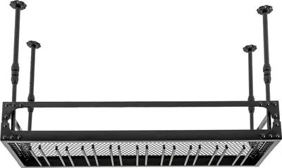Obrázek produktu pro Stojan na víno Stropní stojan na víno Industrial Vintage Bar Plovoucí police Champagne Glass Rack Závěsný stojan na láhve Výškově nastavitelný 100 cm