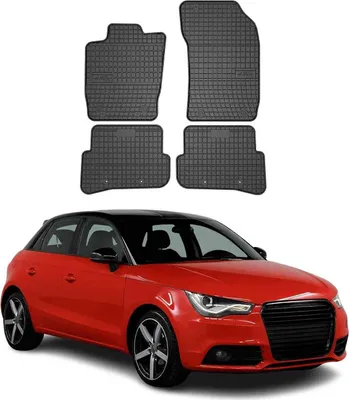 Produktbild von 2010-2018 Audi A1 A1 Sportback 8X Fußmatten Gummi Schwarz 4 tlg
