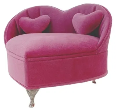 Image de Boîte de rangement avec miroir - Rose