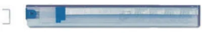Image de Cassette d'agrafes 26/6 (K6) bleu UE=20x1050 pièces