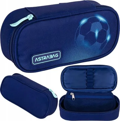 Produktbild von Einkammer-Federmäppchen AstraBAG FOOTBALL LIGHT, AC6, 503025025