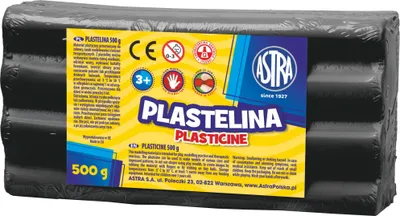 Zdjęcie produktu dla Plastelina 500g Astra Czarny