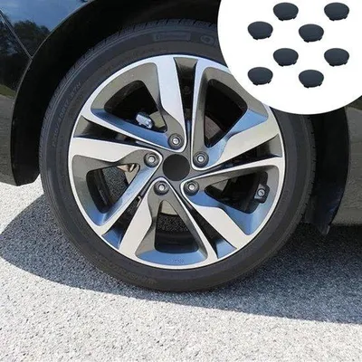 Productafbeelding van 8 stuks Wielnaafdoppen 60mm – Wielnaafkappen, Geschikt voor