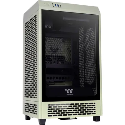 Produktbild von Thermaltake Tower 200, Mini Tower, PC, Grün, Mini-ITX, Gaming, 20 cm