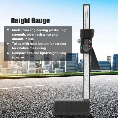 Obrázek produktu pro hloubkoměr s digitální přesností 0-150 mm a magnetickou základnou