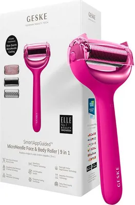 Produktbild von MicroNeedle Face&Body Roller 9in1 Geske with APP (magenta)