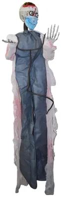 Produktbild von Halloween - Horrorfigur mit Leuchtfunktion - Horror-Chefarzt Dr. Ripper (190cm)
