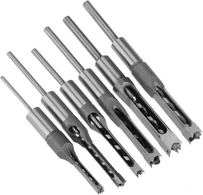 Produktbild von Bohrer und Fräsbitsatz 6-teilig 6-16mm Durchmesser Holzbearbeitung