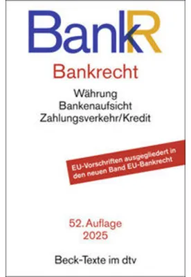 Produktbild von Bankrecht. BankR