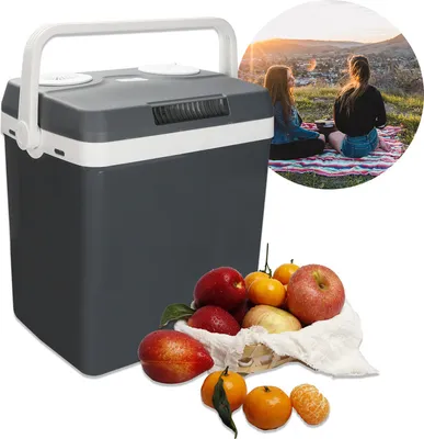 Obrázok produktu pre Jopassy 32 litrov 2v1 chladiaci box Elektrická chladiaca taška Izolovaná taška Thermobox Udržujte teplý box Car Camping Thermal cool box