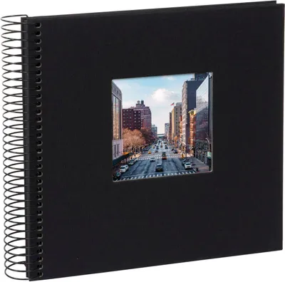 Produktbild von Goldbuch Bella Vista Spiralalbum, schwarz, 20 x 20 cm, 40 schwarze Seiten