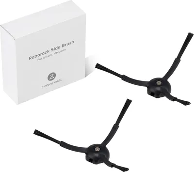 Produktbild von Roborock Original Zubehör,Silikon Seitenbürsten für Staubsauger der Serien S7 Max Ultra/S8/S8 +/S8 Pro Ultra/Qrevo, 2er Pack(Schwarz)